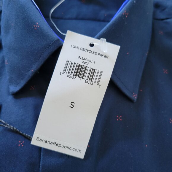 NEW Banana Republic Men's Slim Fit Non-Iron Dress Shirt - Picture 7 of 8